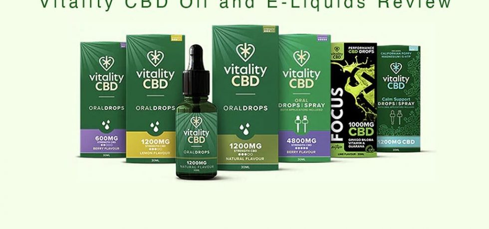 Vitality CBD Oils and E-Liquids Collection