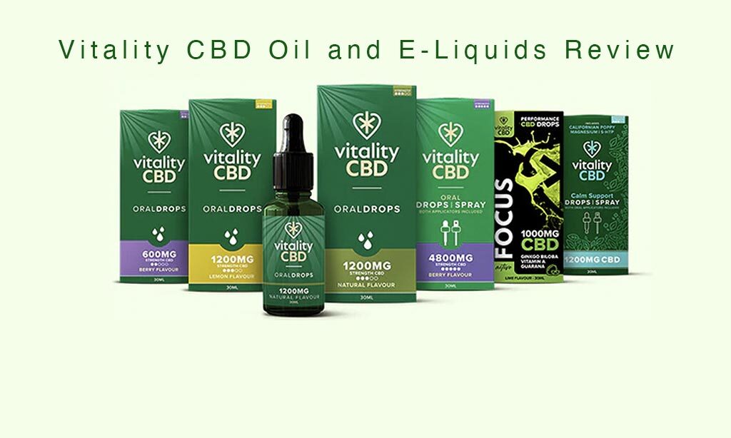 Vitality CBD Oils and E-Liquids Collection